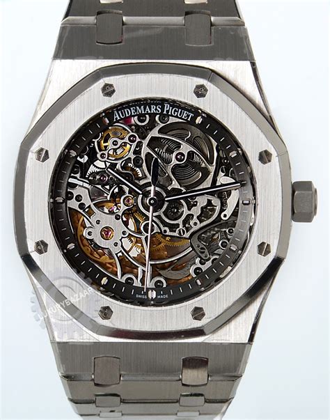 audemars piguet royal oak skeleton automatic|royal oak skeleton watch price.